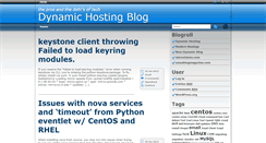 Desktop Screenshot of blog.dynamichosting.biz