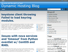 Tablet Screenshot of blog.dynamichosting.biz